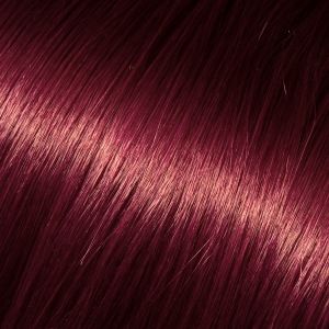 Barevné pramínky pro prodloužení vlasů, vínová, 50-60cm VEHEN s.r.o.