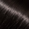 Východoevropské vlasy k prodloužení vlasů, černá, 55-60cm | Metoda Keratin, Metoda Micro ring, Metoda Trubičky