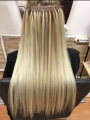 Evropské vlasy k prodlužování vlasů, světlá blond, 65-70cm VEHEN s.r.o.